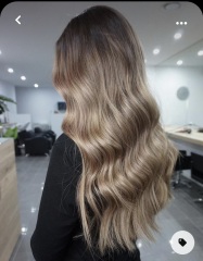 Totally botched hair at the salon :(