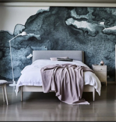 Upholstered or Wooden bed 