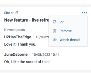 Latest release - changes to notifications 