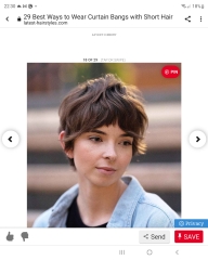 How did you feel after having longer hair cropped trendy short?