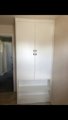 Stair bulkhead in kids room