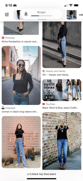 What on EARTH do I wear with blue jeans?!