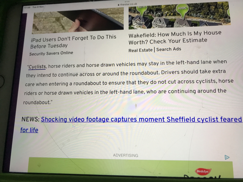 Is it me or the cyclist?