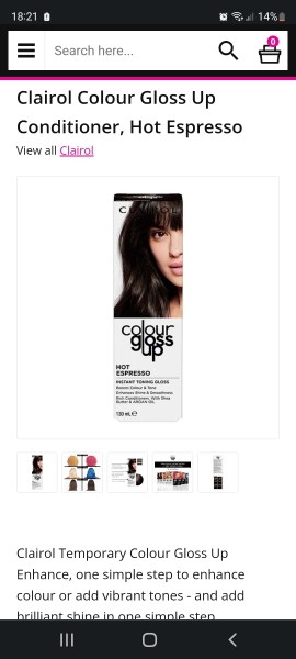 Actually non-permanent hair gloss? 