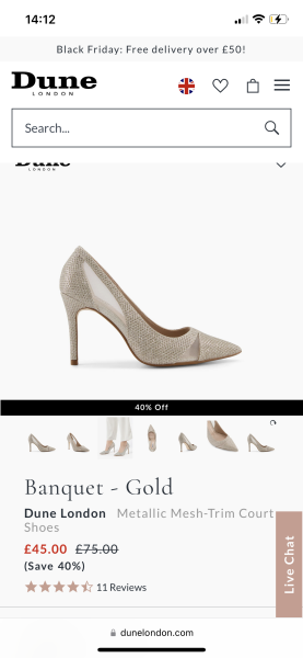 Help me find shoes for this evening dress