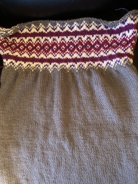 Stand knitting - should I frog it?