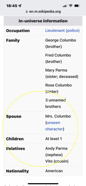 I have a question about Lieutenant Columbo ...