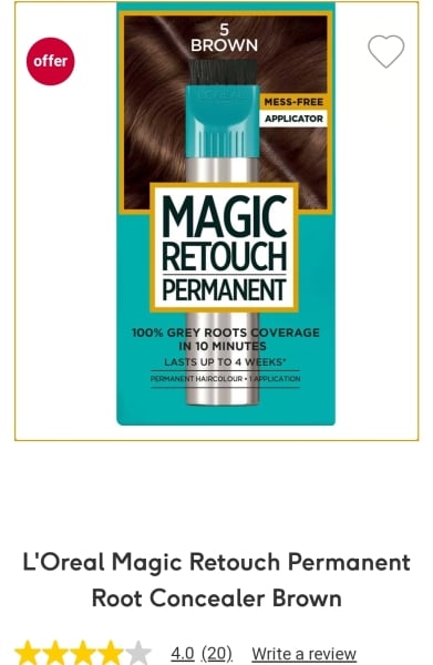 Root touch ups - home dye 
