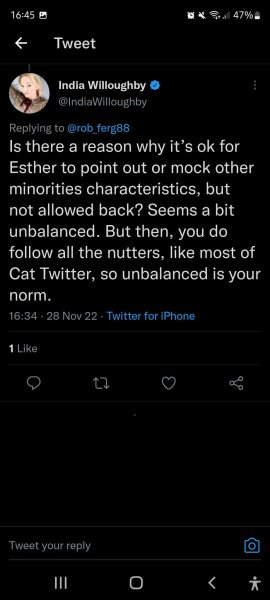 WTF India Willoughby Racist tweet 