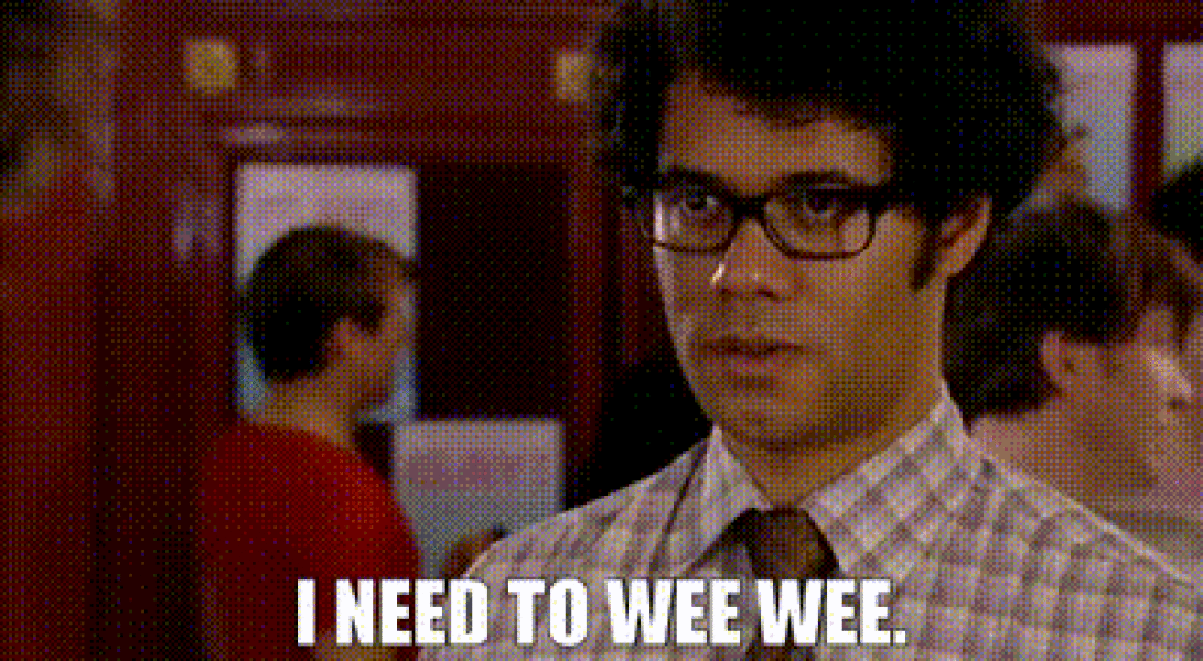 To go for a wee-wee?