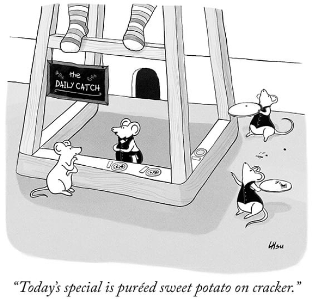 Having to clean up after myself in a cafe?