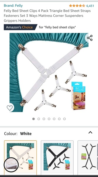 Deep sided fitted sheet with elastic all the way around! Where from?