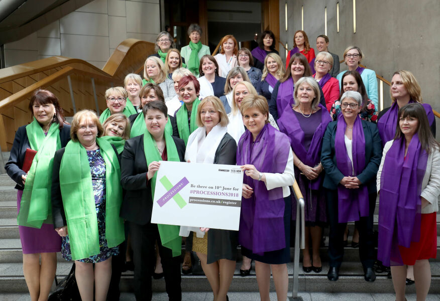 Scottish Government don't allow suffragette colours at Stage 2 GRA meeting
