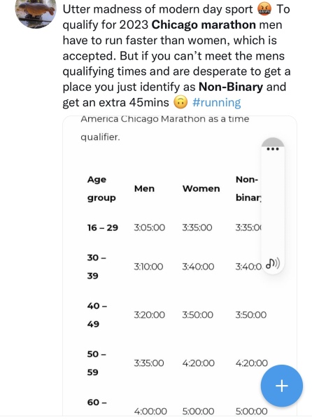 Some light relief in sport