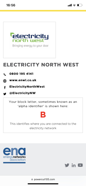 Really quite concerned about energy blackouts. 