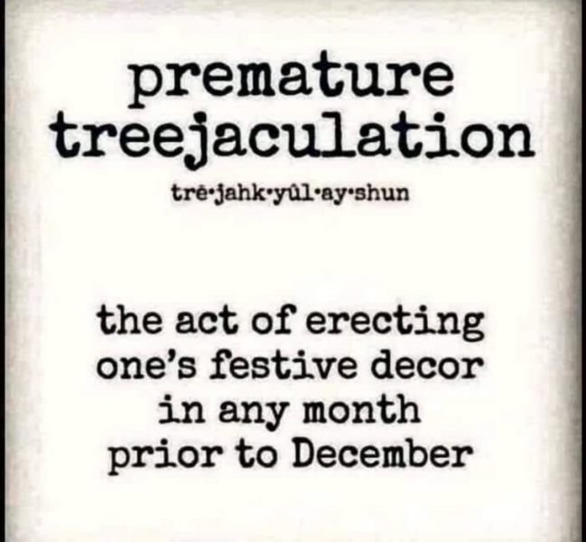 To not want Xmas decorations on my desk