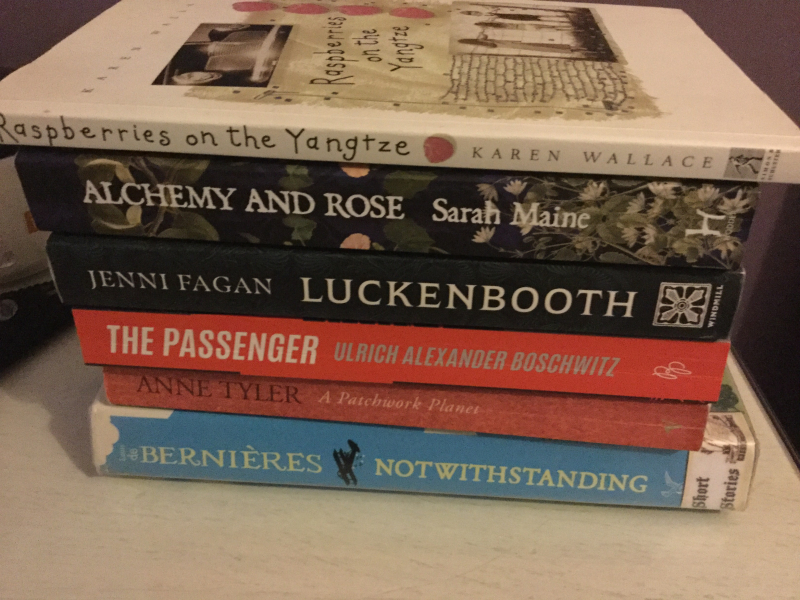 I may have bought a few books today. Where do I start?