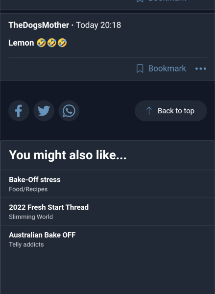 Bake off 2022 thread to, to the final