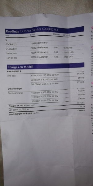 Landlord has upped my metre to £4 a day 