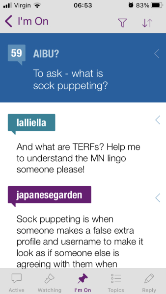 To ask - what is sock puppeting?