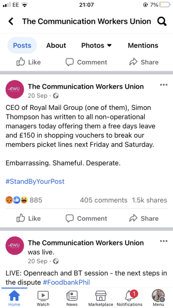 To think Royal Mail workers should not be striking