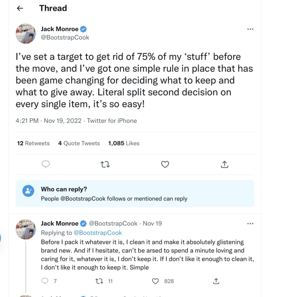 Jack Monroe off Twitter