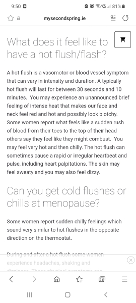 Was this a hot flush?