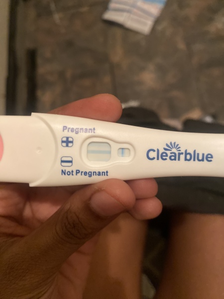 Faint positive Clear Blue
