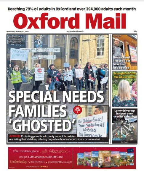 Interesting Info for Oxfordshire area parents of children with SEND.