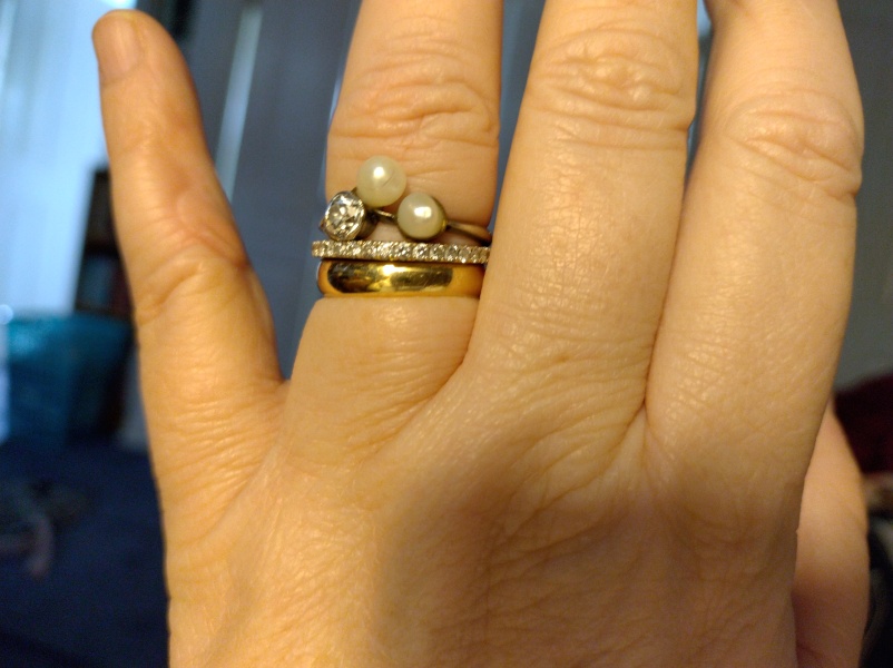 Show me your engagement and wedding ring please!