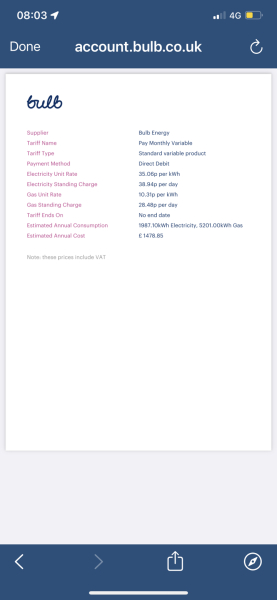 It's not my gas bill, it's the electric