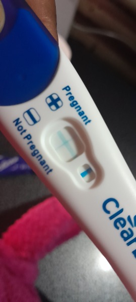 Faint positive Clear Blue