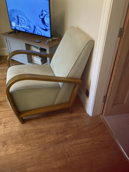 How much to get a chair reupholstered ? 
