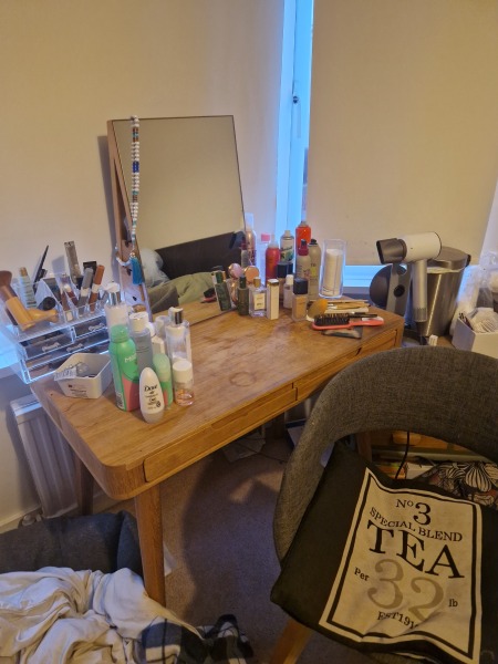 To ask you to show me your Dressing table