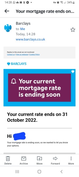Mortgage rate ended, new mortgage supposed to start today but...