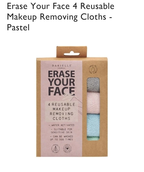 Reusable face cleansing pads. Is it just me? 