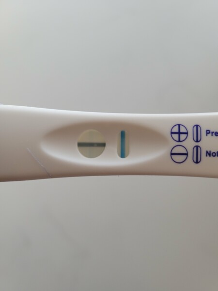 Faint positive Clear Blue