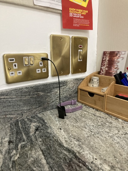 How to cover an ugly row of plugs