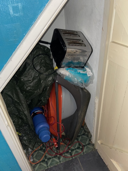 Can I see under your stairs?