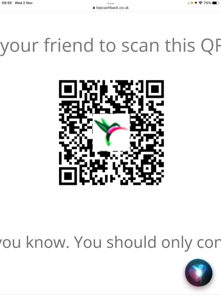 £10 TopCashback pay,ent - time sensitive