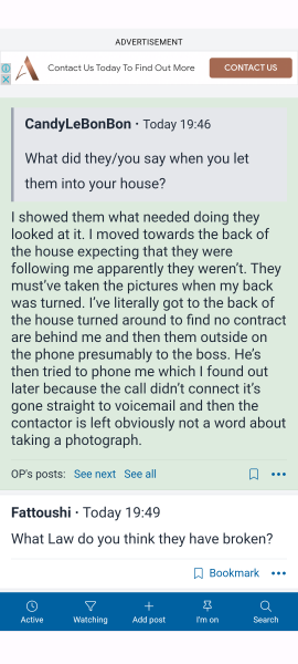 Unauthorised photography within my home and sharing of the photographs