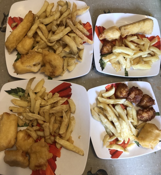 To be agog at the price of dish and chips?