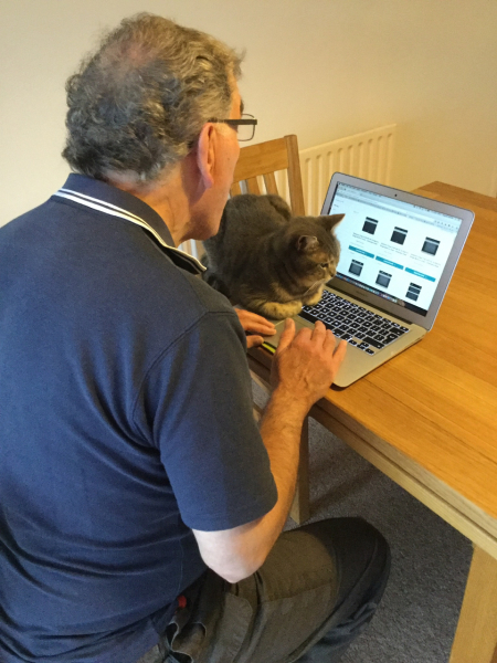 Cats sitting where you don’t want them to!