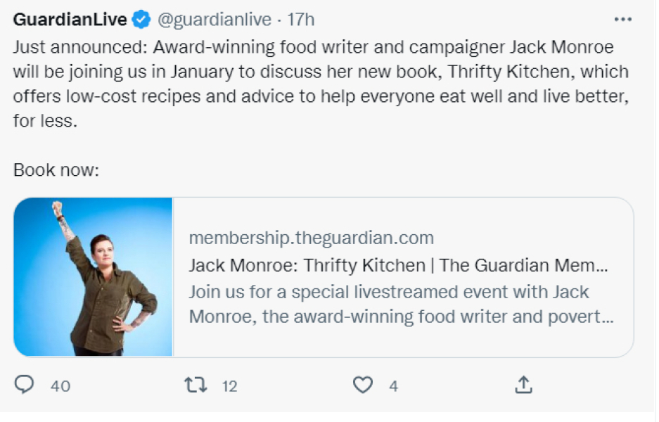 Jack Monroe off Twitter