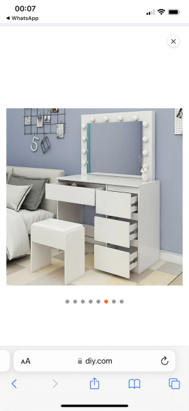 To ask you to show me your Dressing table