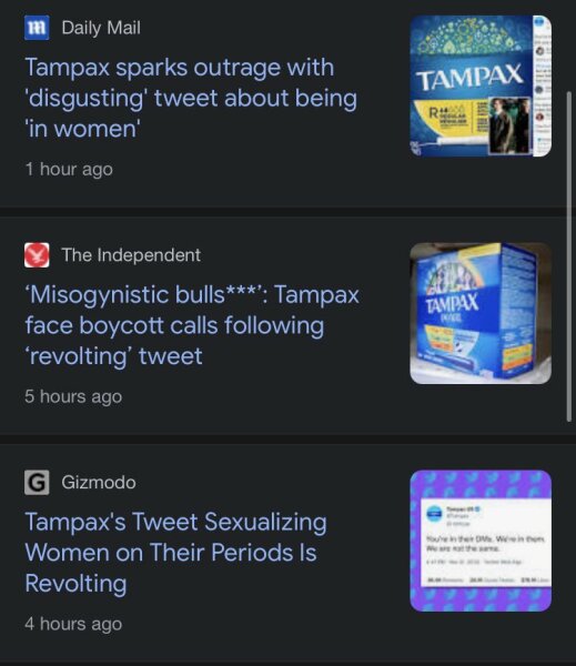 AIBU to find this tampax ad just a bit creepy?