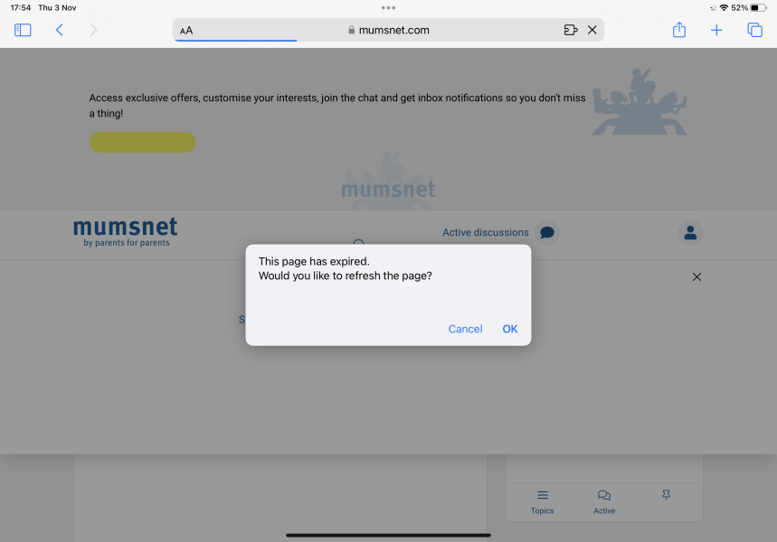 iPad os16.1 problem with safari