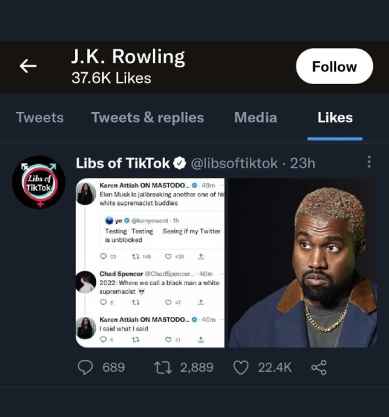 JK Rowling trending again