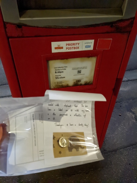 To think my parcel will be delivered 