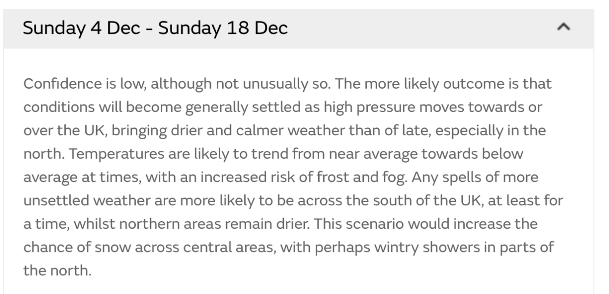 Winter Weather outlook